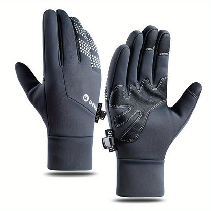 Crestsport™ Waterproof Warm Touch Screen Gloves For Running Cycling Driving Skiing