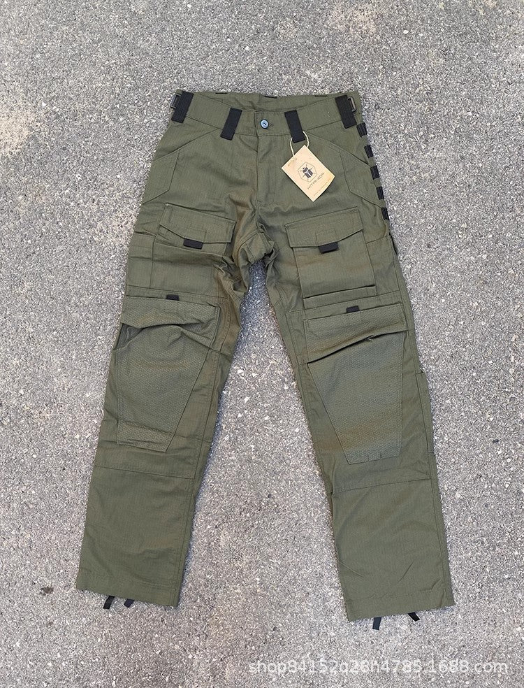Raider Tactical Pants Big Pockets Cargo Pans in Green
