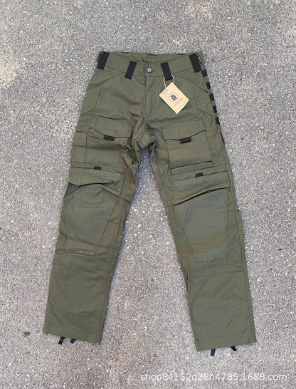 Raider Tactical Pants Big Pockets Cargo Pans in Green