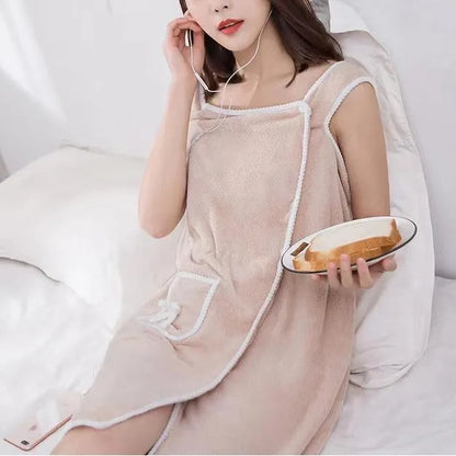 🏆 50K+ SOLD! 49% OFF✨ Plus Size Women's Wearable Shower Skirt