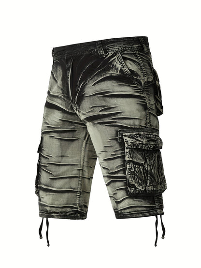 Crestsport Camo Pattern Cotton Cargo Shorts