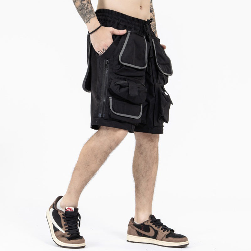 Outdoor Multi-pocket Tooling High Street All-match Sports Men's Shorts