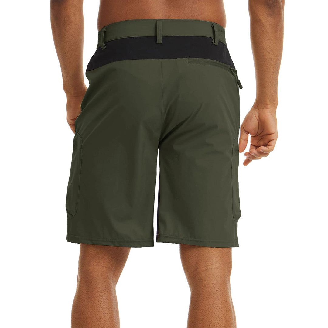 Men's Quick Dry Multi Pockets Hiking Cargo Shorts