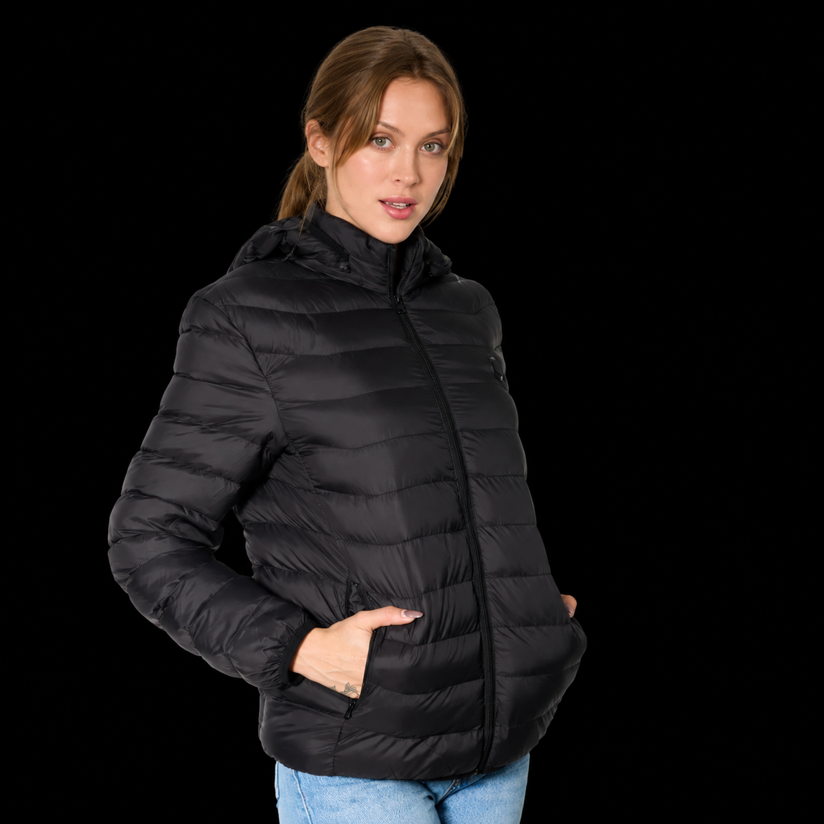 Unisex Heated Puffer Jacket – Warm & Comfortable Winter Coat