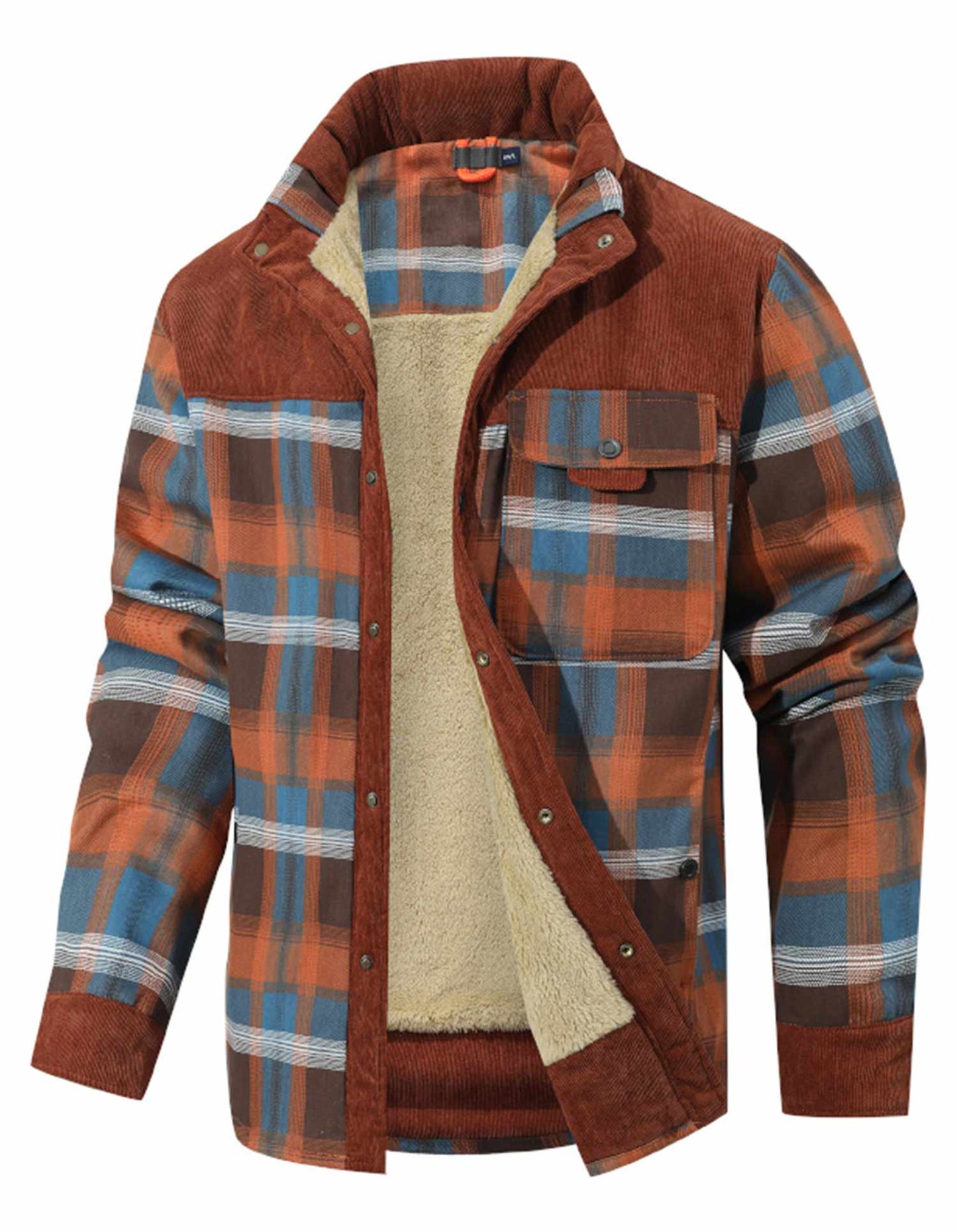 The Sherpa Flannel Jacket That Keeps You Warm Without the Bulk
