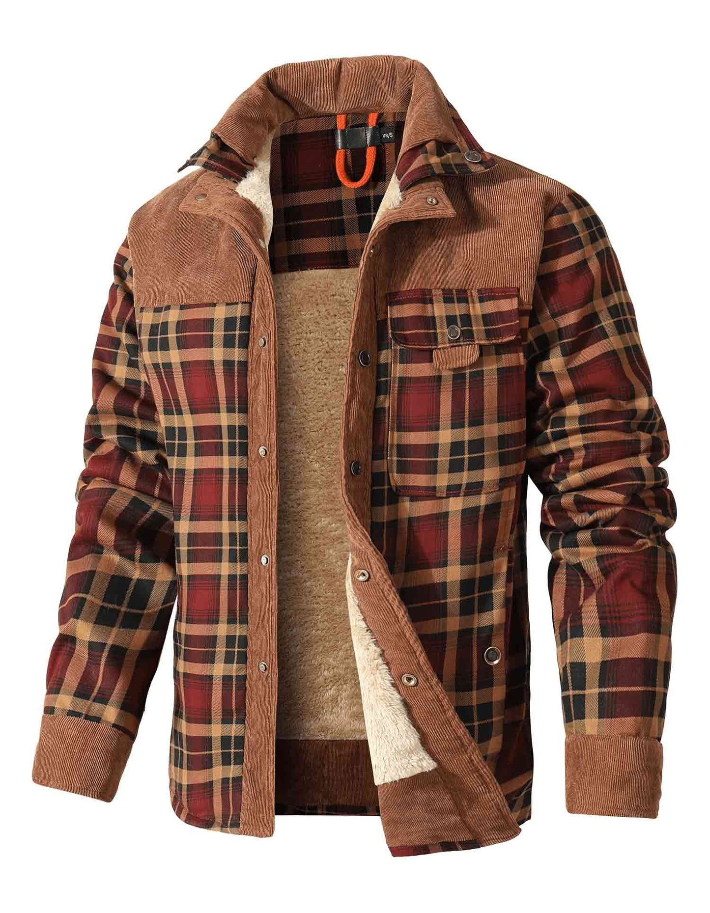 The Sherpa Flannel Jacket That Keeps You Warm Without the Bulk