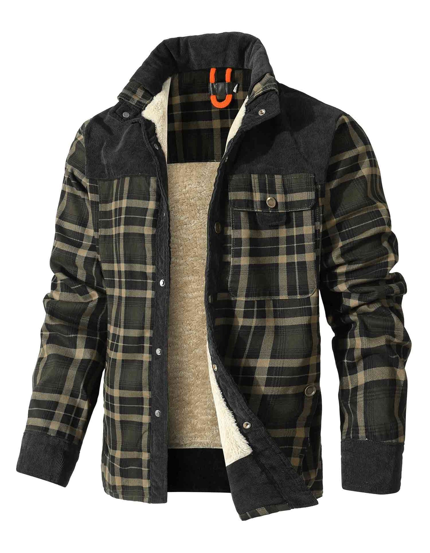 The Sherpa Flannel Jacket That Keeps You Warm Without the Bulk