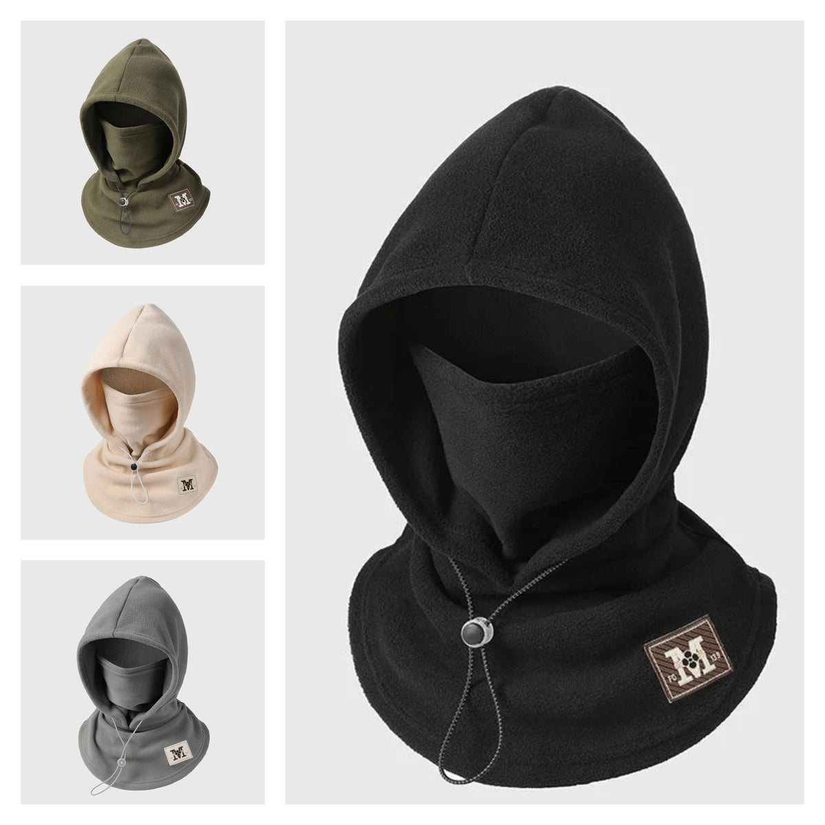 Unisex Winter Warm Mask Hat – Windproof Flannel Cycling Cap for Commuting, Hiking & Outdoor Gifts