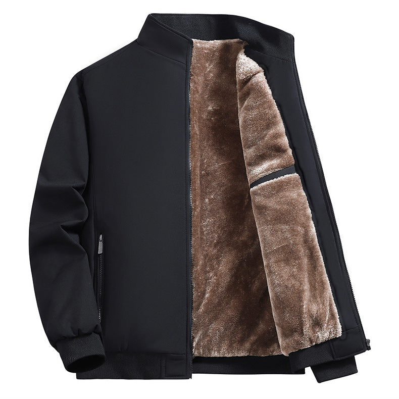 CrestSport Men’s Fleece-Lined Softshell Jacket