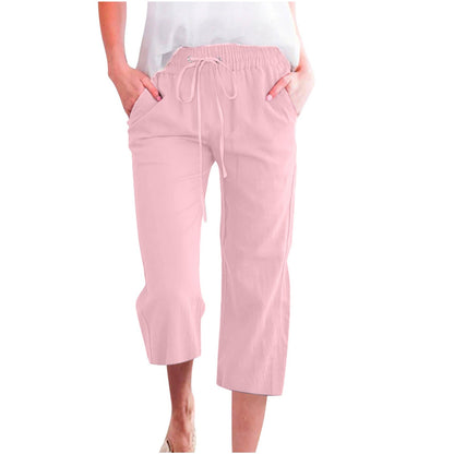 Women's Cotton Cropped Pants