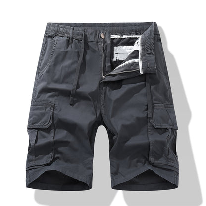 Men's Plus Size Stretch Waist Cargo Shorts | Hiking, Golf & Outdoor Quick-Dry