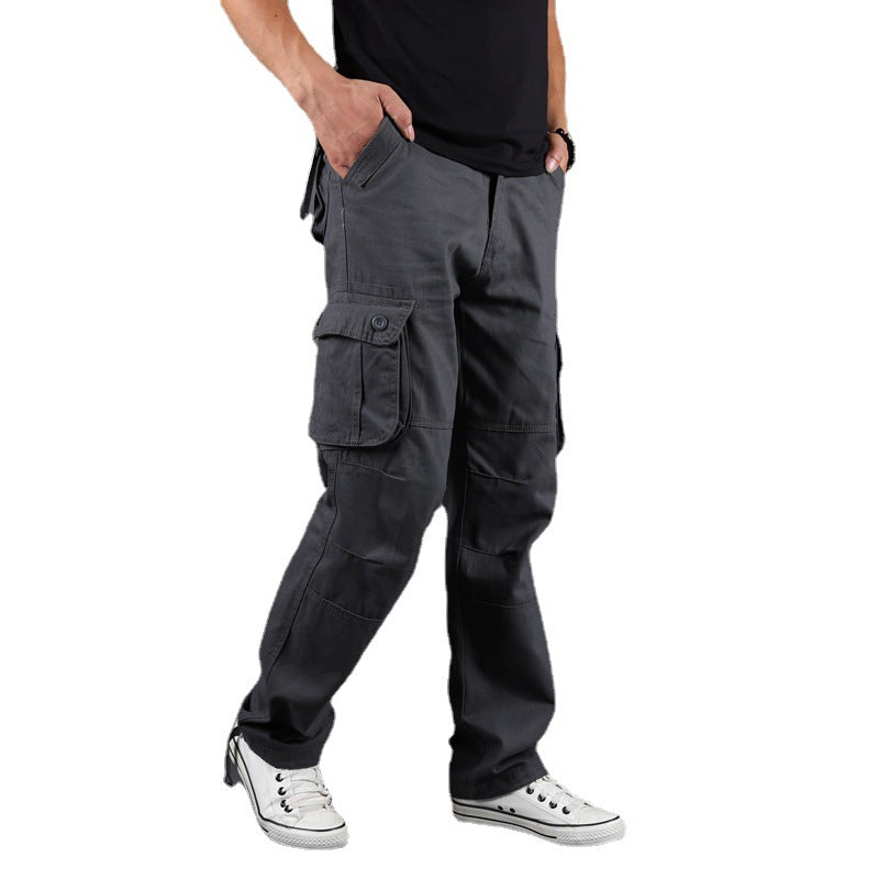 Men's Multi-Pocket Loose Cargo Pants