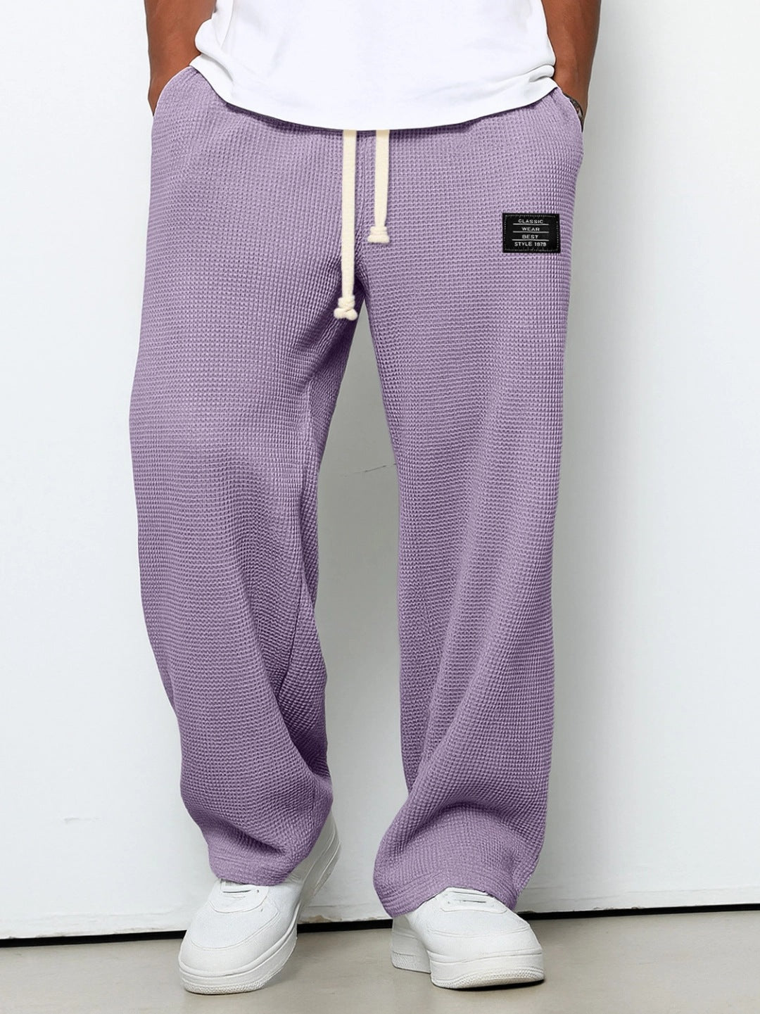 Men’s Lightweight Waffle Knit Summer Pants