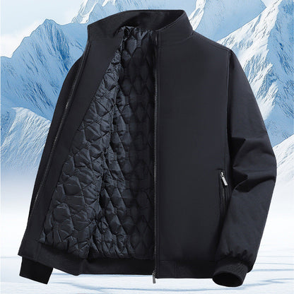 CrestSport Men’s Fleece-Lined Softshell Jacket