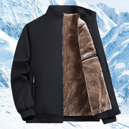 CrestSport Men’s Fleece-Lined Softshell Jacket