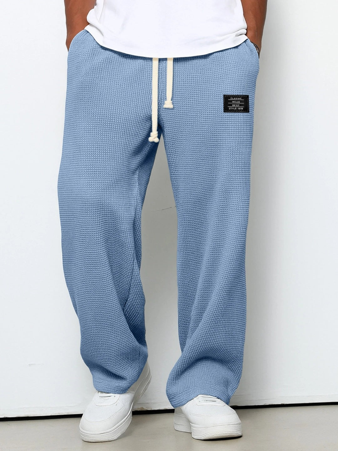 Men’s Lightweight Waffle Knit Summer Pants