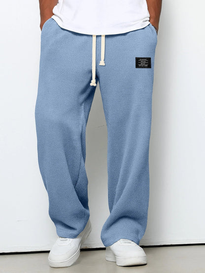 Men’s Lightweight Waffle Knit Summer Pants
