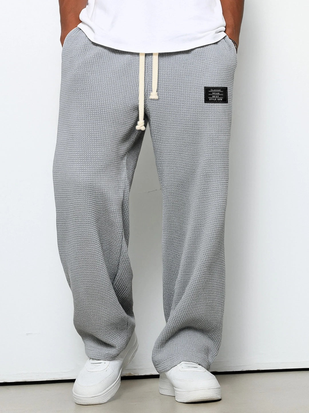 Men’s Lightweight Waffle Knit Summer Pants