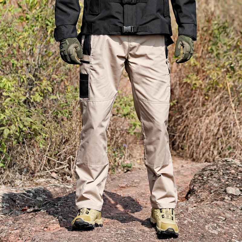Men's Wear-resistant Training Multi-pocket Outdoor Pants