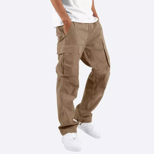 Men's Military-Inspired Multi-Pocket Cargo Pants