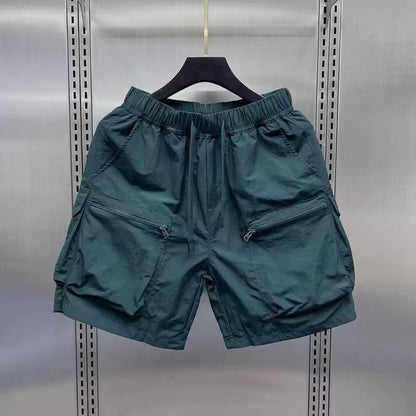 Men’s Cotton-Blend Cargo Shorts – Fifth Pants / Mid-Length