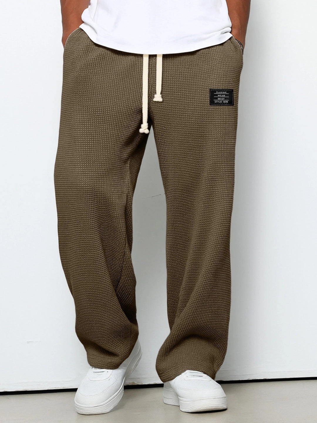 Men’s Lightweight Waffle Knit Summer Pants