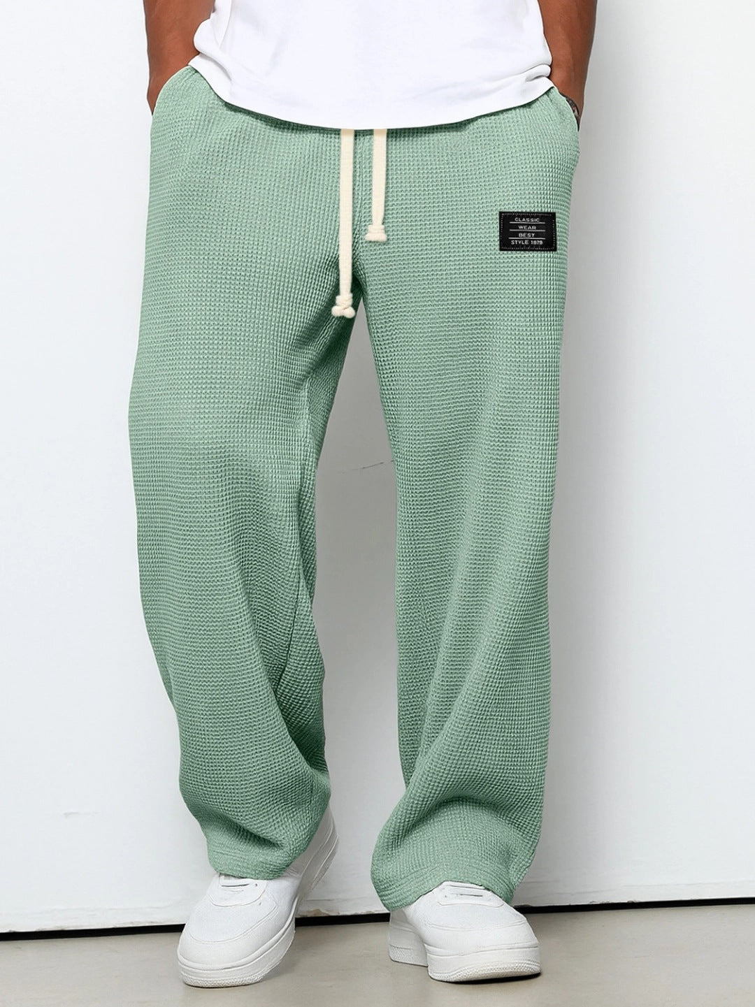 Men’s Lightweight Waffle Knit Summer Pants