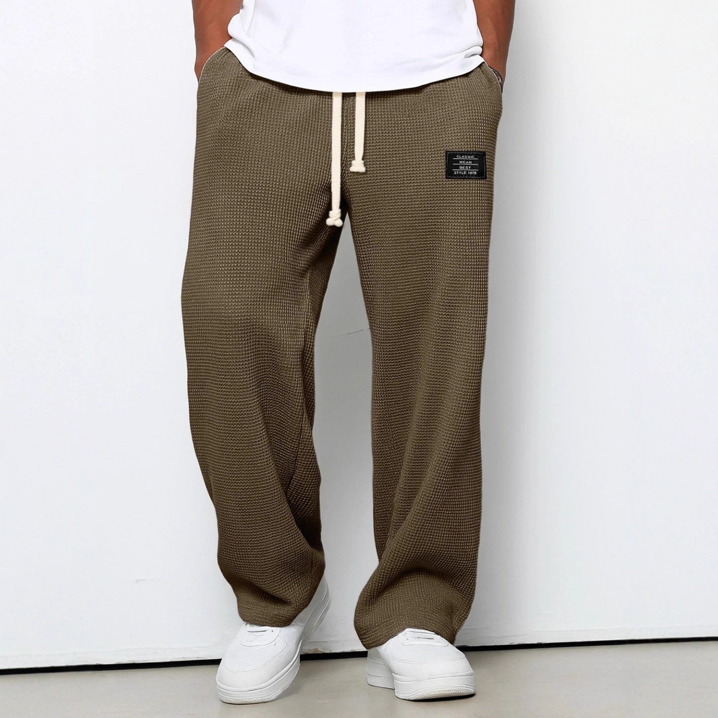 Men’s Lightweight Waffle Knit Summer Pants