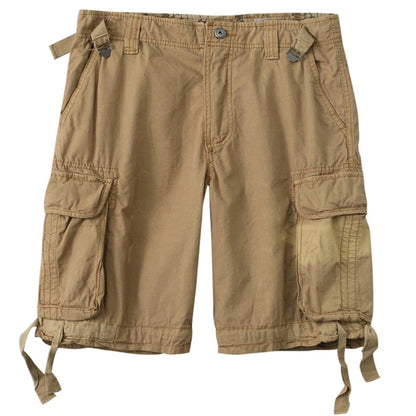 Summer Men's High-quality Pure Cotton Washed Thin Casual Shorts