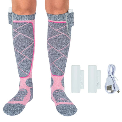 Rechargeable Outdoor Sport Ski Heating Socks