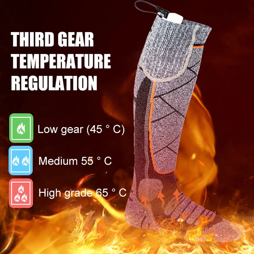 Rechargeable Outdoor Sport Ski Heating Socks