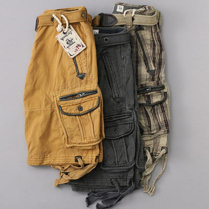 Tough Guy Overalls Rough Multi-pocket Summer Men's Casual Short