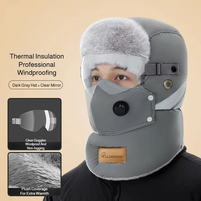 Full-Face Thermal Winter Hat – Windproof & Warm