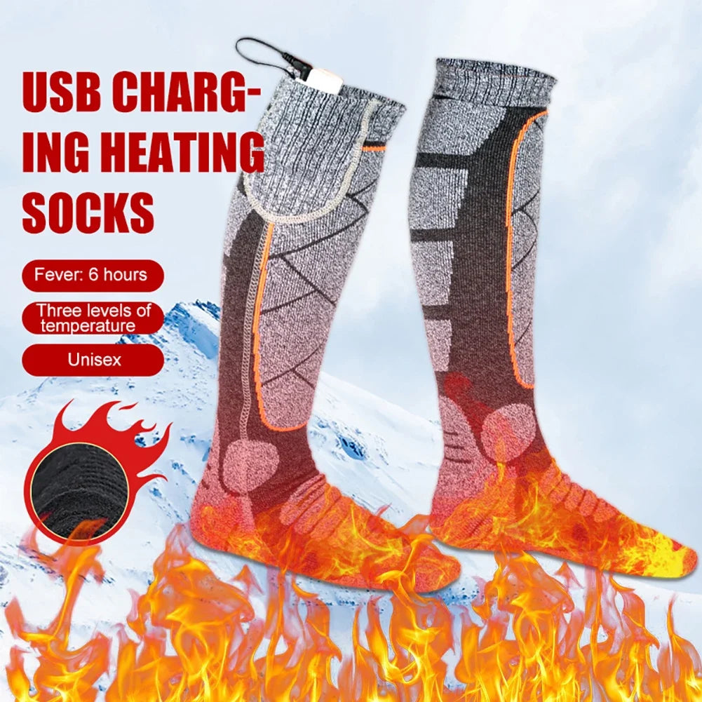 Rechargeable Outdoor Sport Ski Heating Socks