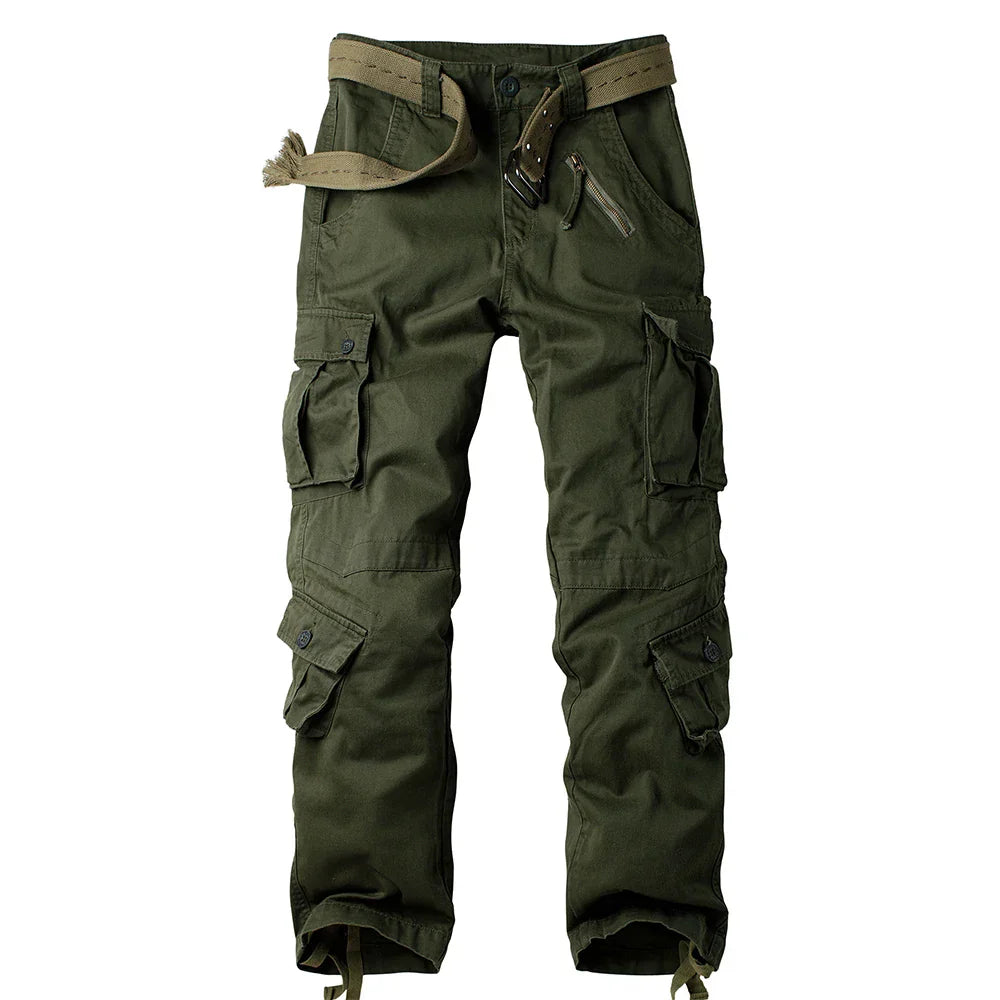Crestsport Camo Cargo Tactical Pants, Multi-Pocket Outdoor Essentials