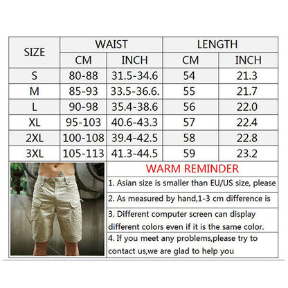 Outdoor Plaid Fabric Men's Shorts
