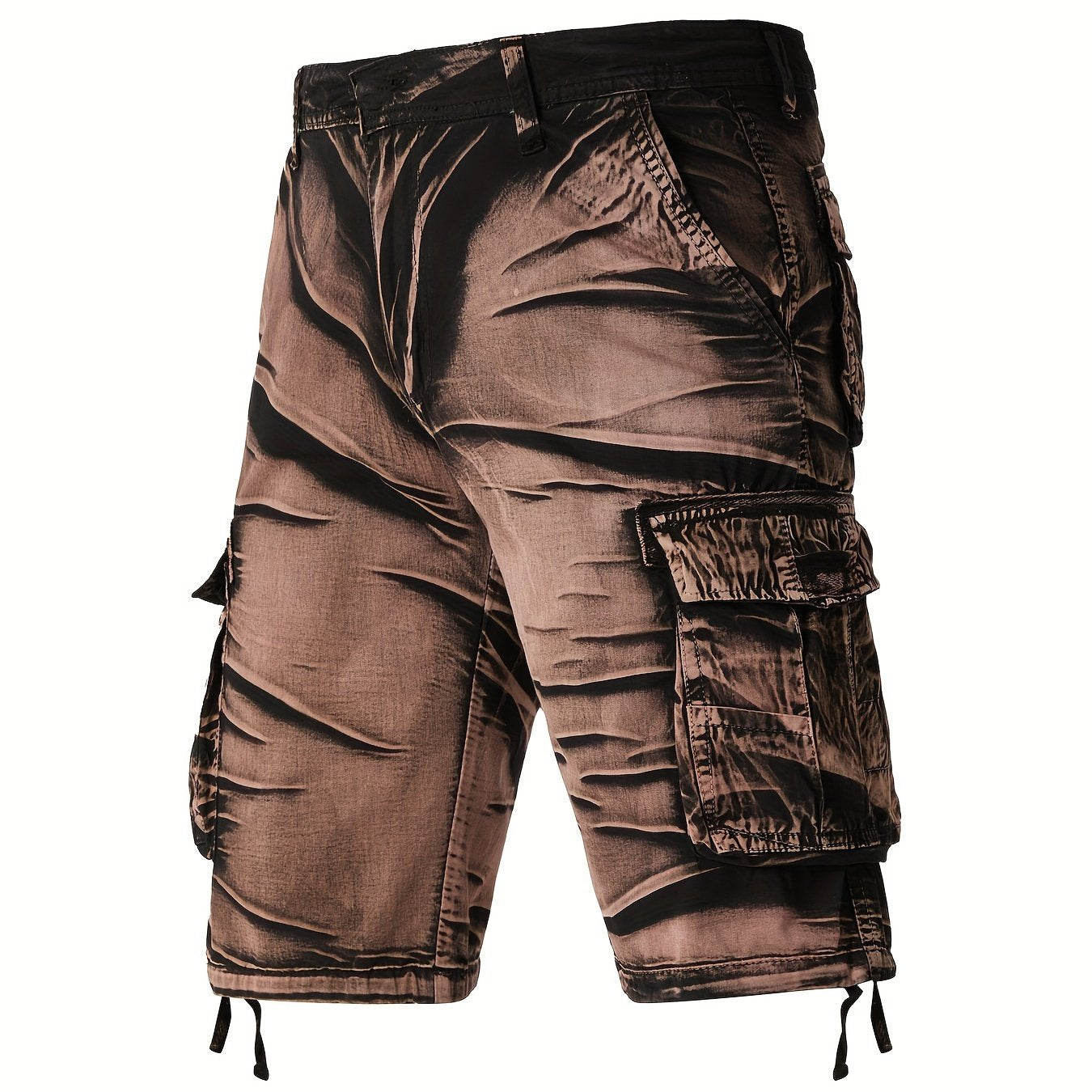 Crestsport Camo Pattern Cotton Cargo Shorts