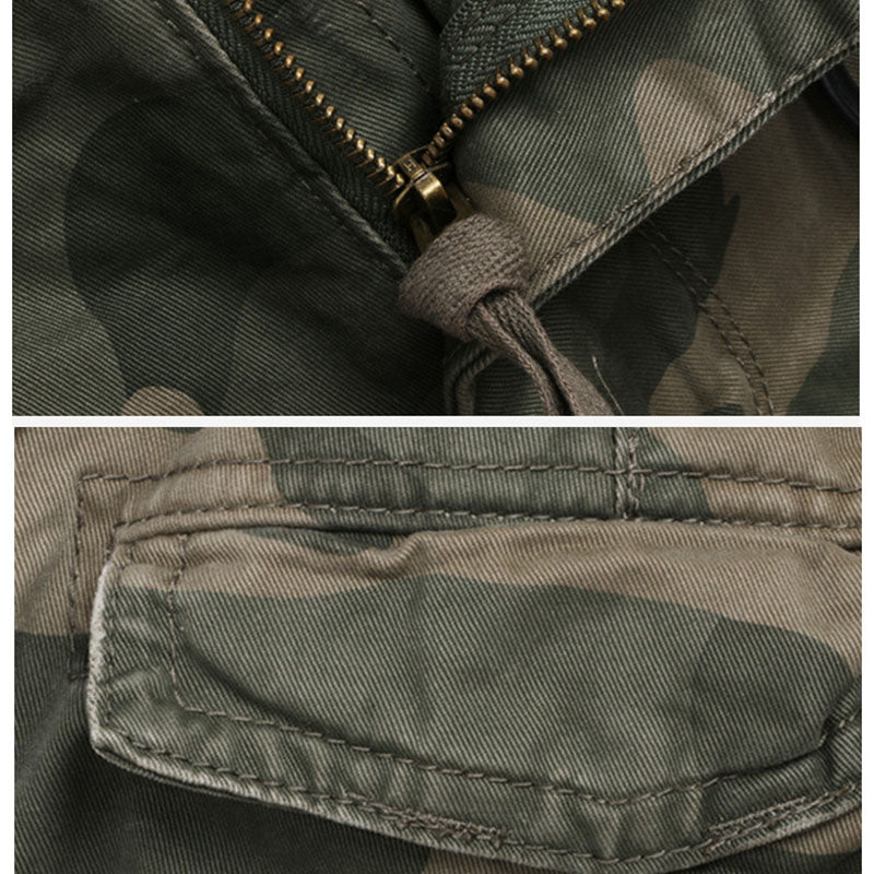 Casual Camo Military Multi-pocket Men's Straight Pants