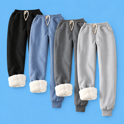 Thermal Sherpa Fleece-Lined Jogger Pants