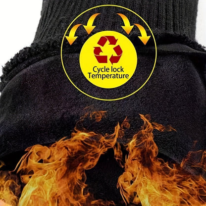 Crestsport™ Outdoor Touch Screen Waterproof  Anti Slip Warm Full Fingers Gloves