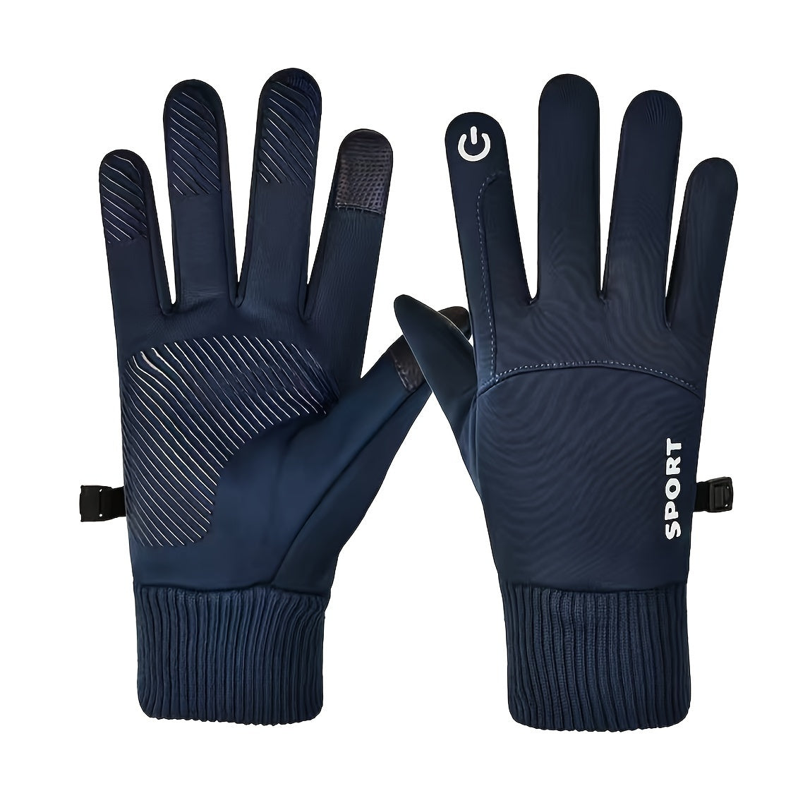 Outdoor Touch Screen Waterproof  Anti Slip Warm Full Fingers Gloves