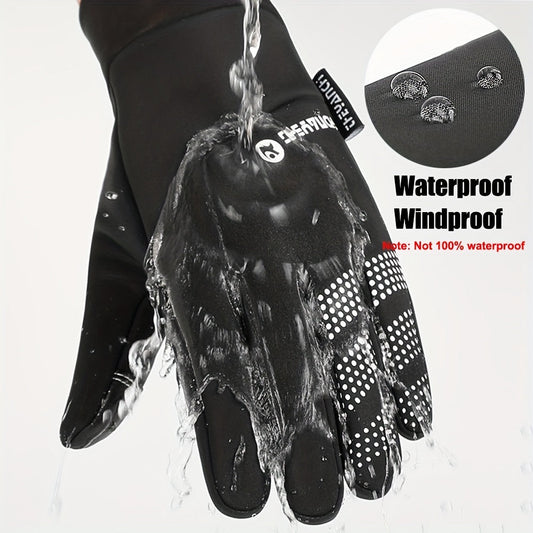 Crestsport™ Waterproof Warm Touch Screen Gloves For Running Cycling Driving Skiing