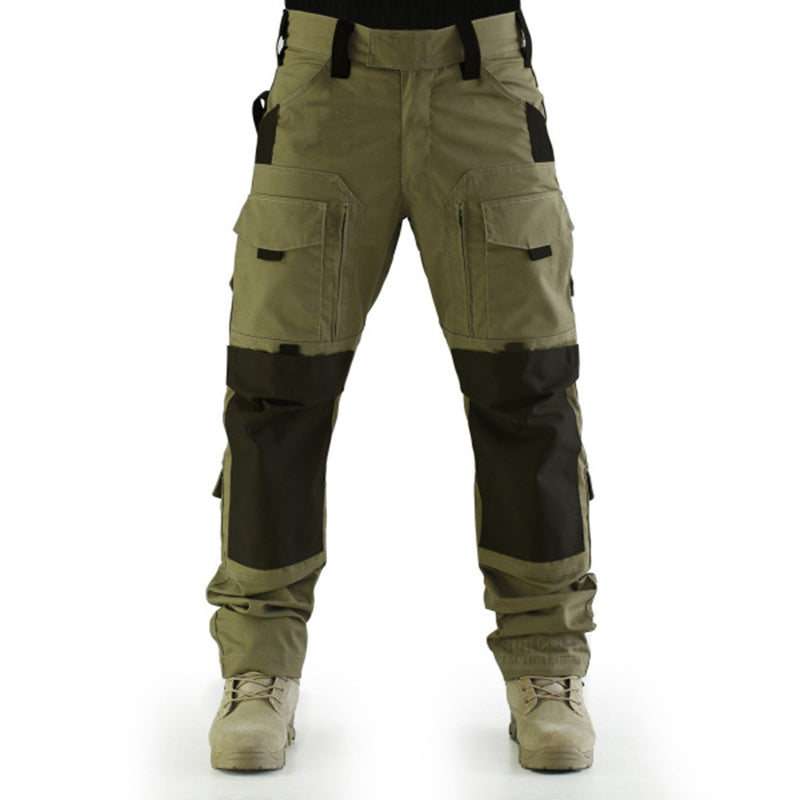 Crestsport Outdoor Split Joint Loose Men's Pants Tactical Pants