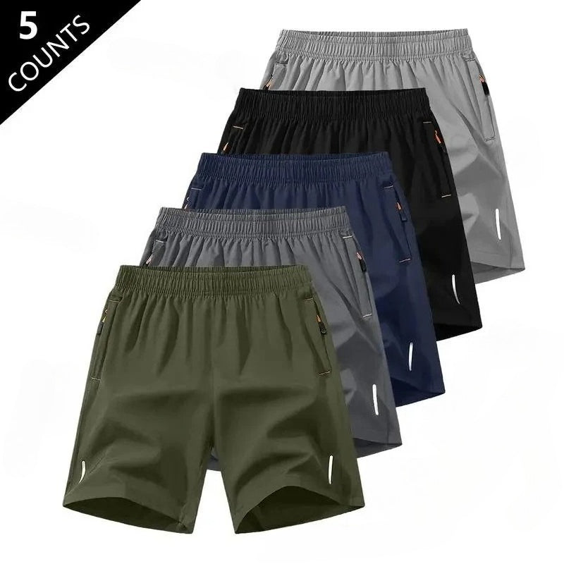 Men's Quick-Dry Athletic Shorts Fashionable Versatile Outdoor Casual Shorts