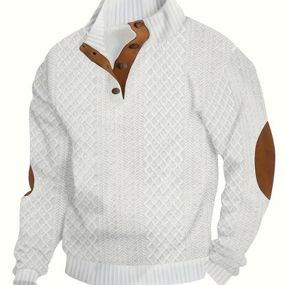 Men’s Stand Collar Casual Shirt – Modern Outdoor Style