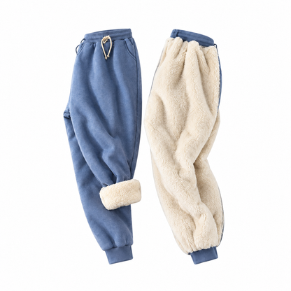 Thermal Sherpa Fleece-Lined Jogger Pants