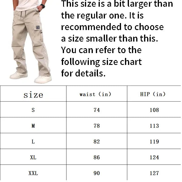 Men’s Spring–Autumn Work Pants Straight-Leg | Slim Fit | Multicolor Pocket Detail