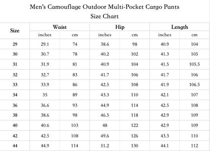 Men's Outdoor Multi-Pocket Cargo Pants - Free Shipping