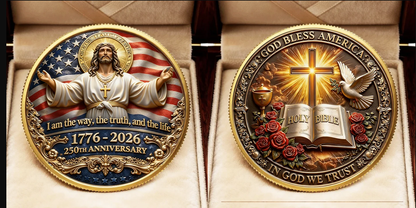 🏆LAST DAY  60% OFF - ✝️ Faith & Freedom Anniversary Coin