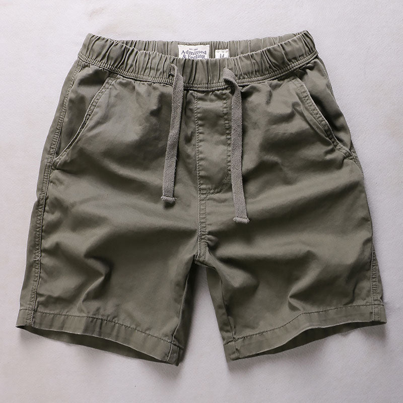Men's outdoor Leisure Elastic Waist Beach Shorts
